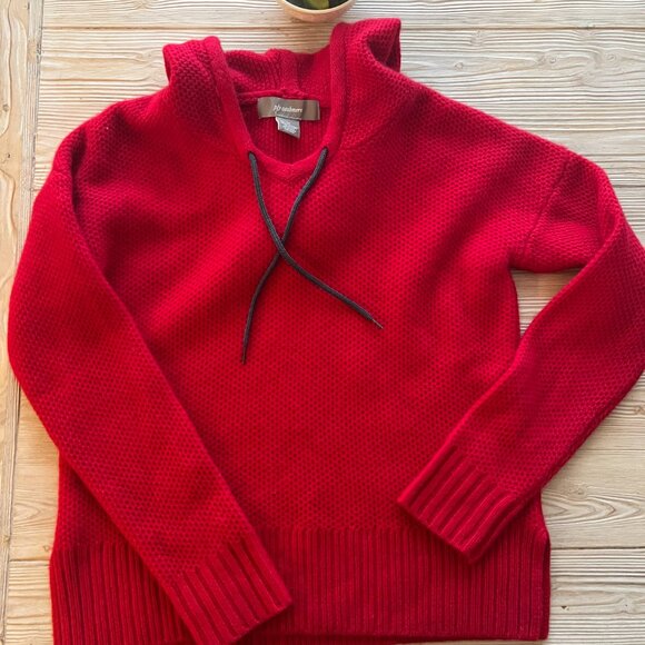 Ply Cashmere Red Women's Sweater - Picture 4 of 7